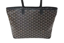 画像をギャラリービューアに読み込む, 新品同様 GOYARD ゴヤール アルトワMM トートバッグ ハンドバッグ コーティングキャンバス レザー ブラック 中古 4b000475