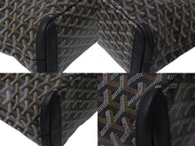 画像をギャラリービューアに読み込む, 新品同様 GOYARD ゴヤール アルトワMM トートバッグ ハンドバッグ コーティングキャンバス レザー ブラック 中古 4b000475