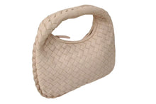 Load image into Gallery viewer, 極美品 BOTTEGAVENETA ボッテガヴェネタ イントレチャート ホーボー ミニ ハンドバッグ 189227 レザー ピンク ゴールド金具 中古 4b000479