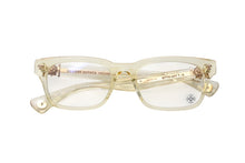 画像をギャラリービューアに読み込む, 極美品 CHROME HEARTS クロムハーツ GITTIN ANY? サングラス アイウェア サイズ52□19-145 18KGP BSフレア イエロークリア 中古 4b000484