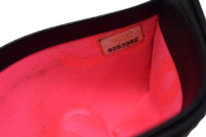 CHANEL シャネル カードケース カンボンライン ココマーク レザー ブラック ホワイト 9番台 美品 中古 4b000489
