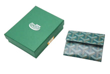 画像をギャラリービューアに読み込む, 極美品 GOYARD ゴヤール マリニー ウォレット 二つ折り財布 MARIGNPMLTY09CL09P PVC レザー グリーン 中古 4b000490
