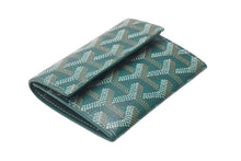 画像をギャラリービューアに読み込む, 極美品 GOYARD ゴヤール マリニー ウォレット 二つ折り財布 MARIGNPMLTY09CL09P PVC レザー グリーン 中古 4b000490