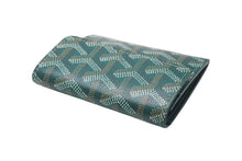 画像をギャラリービューアに読み込む, 極美品 GOYARD ゴヤール マリニー ウォレット 二つ折り財布 MARIGNPMLTY09CL09P PVC レザー グリーン 中古 4b000490