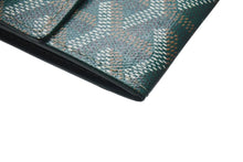 画像をギャラリービューアに読み込む, 極美品 GOYARD ゴヤール マリニー ウォレット 二つ折り財布 MARIGNPMLTY09CL09P PVC レザー グリーン 中古 4b000490