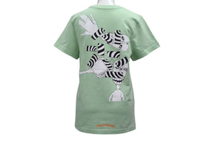 CHROME HEARTS クロムハーツ MATTY BOY PPO SEAFOAM 半袖Tシャツ 2019SS グリーン ブラック ホワイト サイズXS 美品 中古 4b000494