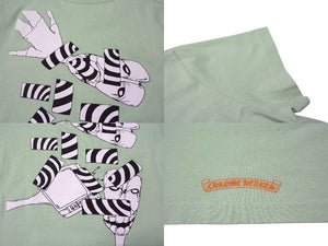 CHROME HEARTS クロムハーツ MATTY BOY PPO SEAFOAM 半袖Tシャツ 2019SS グリーン ブラック ホワイト サイズXS 美品 中古 4b000494