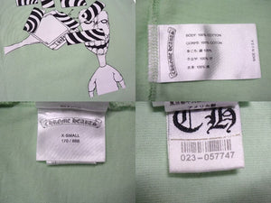 CHROME HEARTS クロムハーツ MATTY BOY PPO SEAFOAM 半袖Tシャツ 2019SS グリーン ブラック ホワイト サイズXS 美品 中古 4b000494