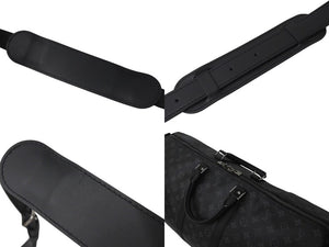 新品同様 LOUIS VUITTON ルイヴィトン キーポル バンドリエール55 ボストンバッグ M40605 モノグラム エクリプス 中古 4b000508