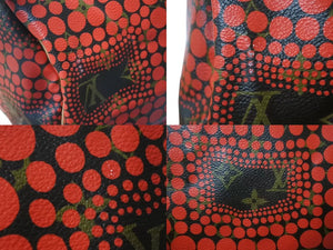 新品同様 LOUIS VUITTON ルイヴィトン スピーディ30 草間彌生 コラボ 2012年 M40693 パンプキンドット レッド 中古 4b000509