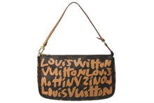 画像をギャラリービューアに読み込む, LOUIS VUITTON ルイヴィトン ポシェットアクセソワ―ル ポーチ M92193 モノグラム グラフィティ ブラウン PVC 美品 中古 4b000511