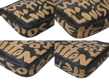 画像をギャラリービューアに読み込む, LOUIS VUITTON ルイヴィトン ポシェットアクセソワ―ル ポーチ M92193 モノグラム グラフィティ ブラウン PVC 美品 中古 4b000511