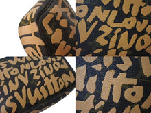 画像をギャラリービューアに読み込む, LOUIS VUITTON ルイヴィトン ポシェットアクセソワ―ル ポーチ M92193 モノグラム グラフィティ ブラウン PVC 美品 中古 4b000511