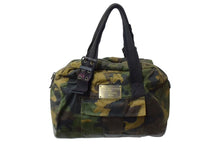 Load image into Gallery viewer, DOLCE&amp;GABBANA ドルチェ&amp;ガッバーナ 2004AW MENS COLLECTION ミリタリーカモバッグ トートバッグ コットン ラバー 良品 中古 4b000516