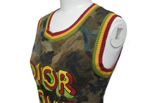 画像をギャラリービューアに読み込む, ChristianDior クリスチャンディオール タンクトップ ガリアーノ期 迷彩柄 5P16155012 サイズ38 コットン 美品 中古 4b000519