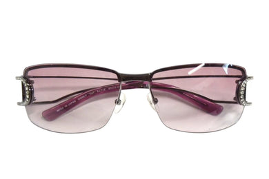 Christian Dior クリスチャンディオール リムレス サングラス kj1lk サイズ61□14-127 シルバー パープル 美品 中古 4b000528