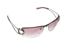 画像をギャラリービューアに読み込む, Christian Dior クリスチャンディオール リムレス サングラス kj1lk サイズ61□14-127 シルバー パープル 美品 中古 4b000528