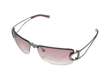 画像をギャラリービューアに読み込む, Christian Dior クリスチャンディオール リムレス サングラス kj1lk サイズ61□14-127 シルバー パープル 美品 中古 4b000528
