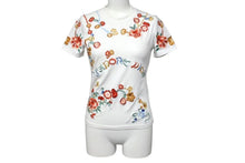 Load image into Gallery viewer, ChristianDior クリスチャンディオール 花柄 刺繍 2P12033139 マルチカラー 半袖Tシャツ ガリアーノ期 サイズ36 美品 中古 4b000531