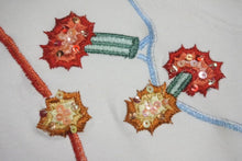 Load image into Gallery viewer, ChristianDior クリスチャンディオール 花柄 刺繍 2P12033139 マルチカラー 半袖Tシャツ ガリアーノ期 サイズ36 美品 中古 4b000531