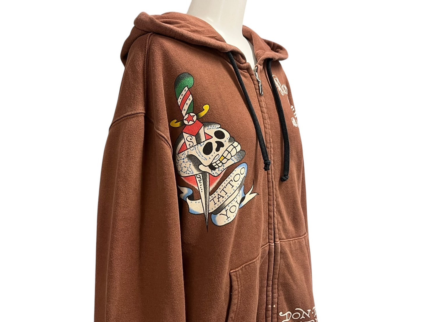 y2k 平成ギャル 00s グランジ Ed Hardyパーカー 希少 週末セール 一点物 y2k 00s ED HARDY vintage Parker - メルカリ