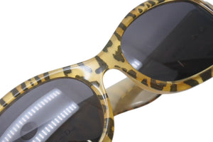 Christian Dior クリスチャンディオール サングラス 2958A サイズ53□20 カートコバーン オーバル レオパード イエロー 美品 中古 4b000548