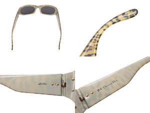Christian Dior クリスチャンディオール サングラス 2958A サイズ53□20 カートコバーン オーバル レオパード イエロー 美品 中古 4b000548