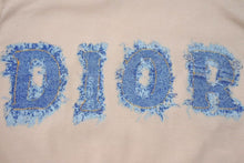 画像をギャラリービューアに読み込む, CHRISTIAN DIOR クリスチャンディオール タンクトップ ガリアーノ期 ロゴ 3P16155302 コットン ピンク ブルー サイズ36 美品 中古 4b000550