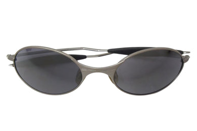 OAKLEY オークリー サングラス メガネ アイウェア イーワイヤー e‐wire メタルフレーム シルバー 美品 中古 4b000553