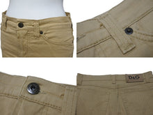 Load image into Gallery viewer, DOLCE&amp;GABBANA ドルチェアンドガッバーナ デニムニースカート ベージュ コットン レディース 26/40 美品 中古 4b000556