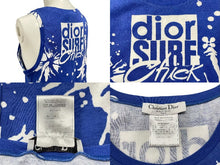 画像をギャラリービューアに読み込む, CHRISTIAN DIOR クリスチャンディオール Galliano ガリアーノ SurfTop サーフトップ タンクトップ ブルー サイズ38 美品 中古 4b000559