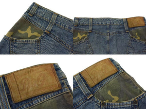 DOLCE&GABBANA ドルチェ&ガッバーナ ミニスカート ボトムス コットン イタリア製 ブルー カモ サイズ24/38 美品 中古 4b000562