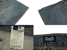 Load image into Gallery viewer, DOLCE&amp;GABBANA ドルチェ&amp;ガッバーナ ミニスカート ボトムス コットン イタリア製 ブルー カモ サイズ24/38 美品 中古 4b000562