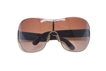 Load image into Gallery viewer, DOLCE&amp;GABBANA ドルチェアンドガッバーナ サングラス 6022-B サイズ176/13 125 ティアドロップ ラインストーン ブラウン 美品 中古 4b000576