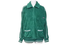 画像をギャラリービューアに読み込む, MIUMIU ミュウミュウ 21年 グリーン パイル ジップジャケット ML694 サイズ38 ブラウン 美品 中古 4b000577