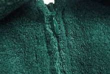 画像をギャラリービューアに読み込む, MIUMIU ミュウミュウ 21年 グリーン パイル ジップジャケット ML694 サイズ38 ブラウン 美品 中古 4b000577