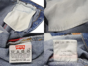 Denim Tears x Cactus Plant Flea Market x Levi's デニムティアーズ CPFM リーバイス COMPLEXCON限定 コラボ デニム サイズ36x36 ブルー 美品 中古 4b000582