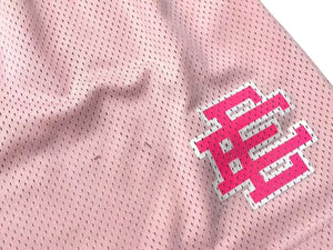 ERIC EMMANUEL エリックエマニュエル メッシュ ショーツ ショートパンツ バスパン ピンク サイズXL 良品 中古 4b000584