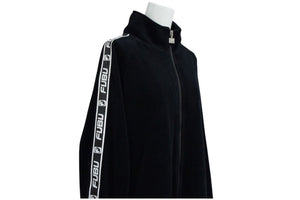 FUBU フブ ジャケット ベロアトラックジャケット ブラック ベロア サイズXL 美品 中古 4b000585