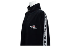 Load image into Gallery viewer, FUBU フブ ジャケット ベロアトラックジャケット ブラック ベロア サイズXL 美品 中古 4b000585