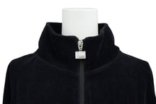 Load image into Gallery viewer, FUBU フブ ジャケット ベロアトラックジャケット ブラック ベロア サイズXL 美品 中古 4b000585
