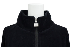 FUBU フブ ジャケット ベロアトラックジャケット ブラック ベロア サイズXL 美品 中古 4b000585