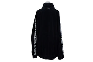 FUBU フブ ジャケット ベロアトラックジャケット ブラック ベロア サイズXL 美品 中古 4b000585