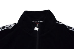 FUBU フブ ジャケット ベロアトラックジャケット ブラック ベロア サイズXL 美品 中古 4b000585