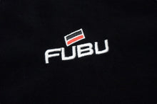 Load image into Gallery viewer, FUBU フブ ジャケット ベロアトラックジャケット ブラック ベロア サイズXL 美品 中古 4b000585