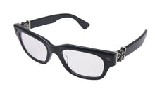 Load image into Gallery viewer, CHROME HEARTS クロムハーツ BANGADANG II-A メガネ サイズ52□20-148 BSフレア クリアレンズ 度無し ブラック 美品 中古 4b000590