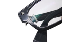 Load image into Gallery viewer, CHROME HEARTS クロムハーツ BANGADANG II-A メガネ サイズ52□20-148 BSフレア クリアレンズ 度無し ブラック 美品 中古 4b000590