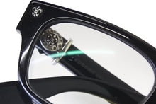 Load image into Gallery viewer, CHROME HEARTS クロムハーツ BANGADANG II-A メガネ サイズ52□20-148 BSフレア クリアレンズ 度無し ブラック 美品 中古 4b000590