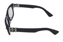 Load image into Gallery viewer, CHROME HEARTS クロムハーツ BANGADANG II-A メガネ サイズ52□20-148 BSフレア クリアレンズ 度無し ブラック 美品 中古 4b000590