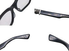 Load image into Gallery viewer, CHROME HEARTS クロムハーツ BANGADANG II-A メガネ サイズ52□20-148 BSフレア クリアレンズ 度無し ブラック 美品 中古 4b000590